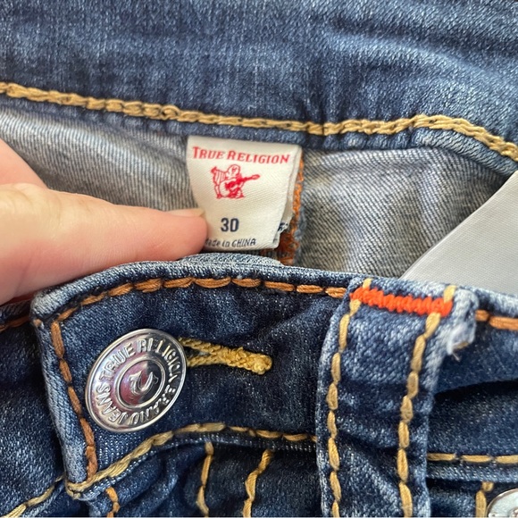 True Religion Jennie mid rise capri curvy 30 - Picture 5 of 10